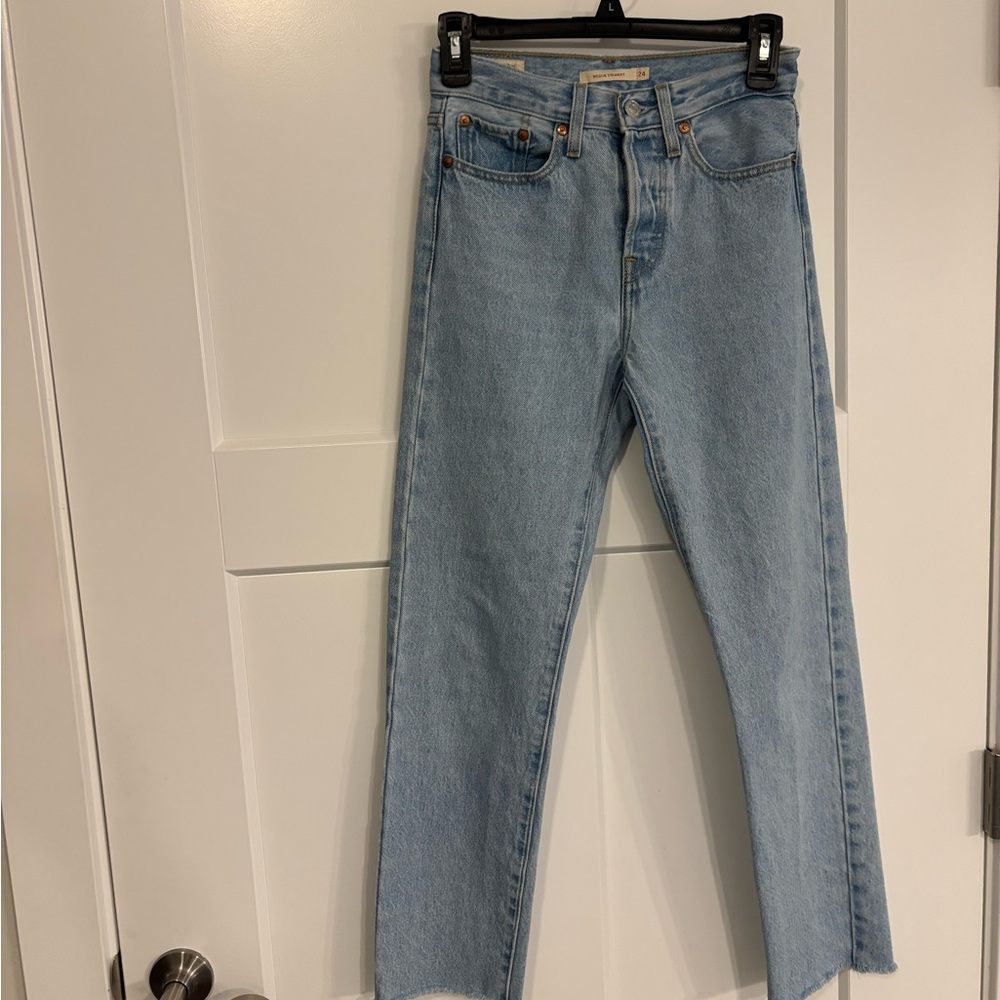 LEVI’S Jeans wedgie premium women 
Straight leg. Blue